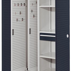 ®RasterPlan kasten, met uittrekbare perfopanelen, model 82 antraciet